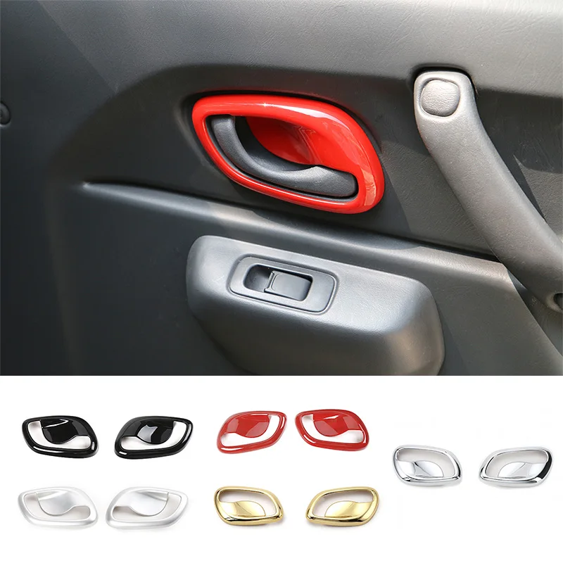 SHINEKA Car-Styling Inner Door Handle Bowl Cover Trim Interior ABS Decoration Sticker for Suzuki Jimny 2007 Car Accessories
SHINEKA Car-Styling Inner Door Handle Bowl Cover Trim Interior ABS Decoration Sticker for Suzuki Jimny 2007 Car Accessories