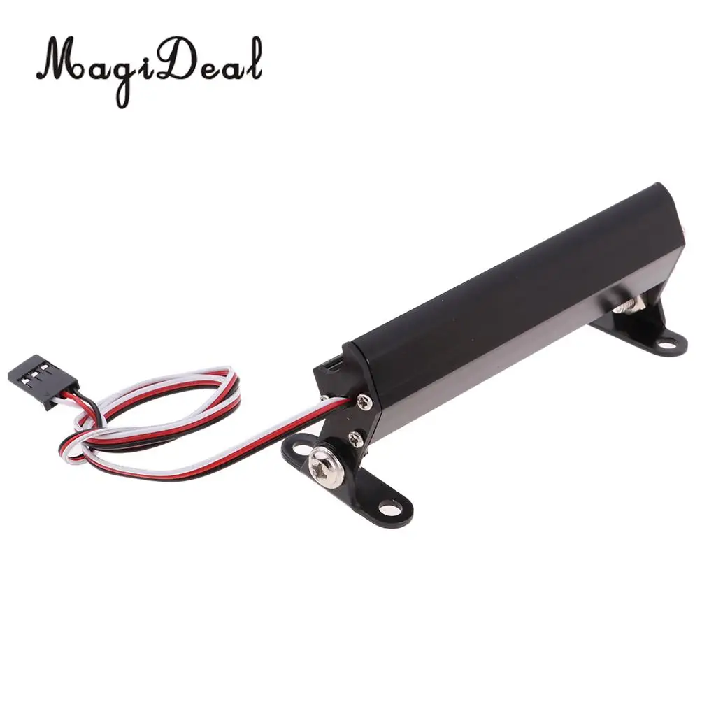 93mm Long 1/12 1/16 Scale RC Car Truck Model 12 Leds Roof Light Bar Headlamp Headlight Bright Waterproof