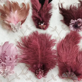 Ostrich feather feather stage performance exaggerated ornament hairpin chest flower head ornament Brooch special purpose orphan
Ostrich feather feather stage performance exaggerated ornament hairpin chest flower head ornament Brooch special purpose orphan