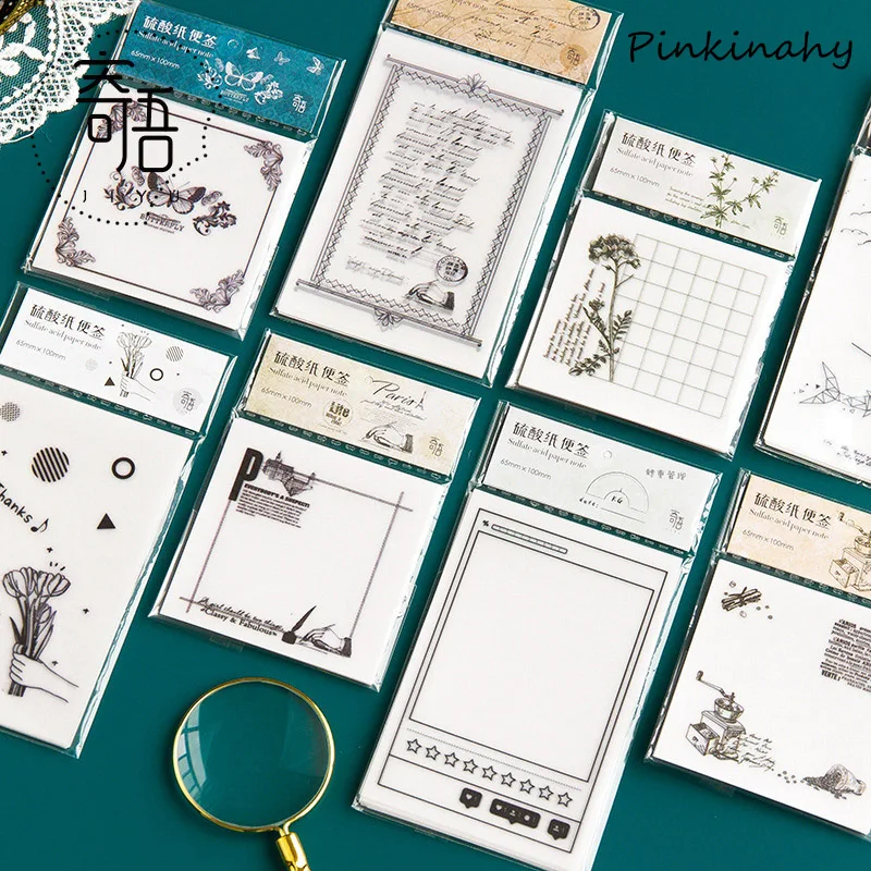 Plant Butterfly butter paper Transparent Planner Stickers Sticky Notes Kawaii Memo Pad Notepad Office Decoration Office Supplies
Plant Butterfly butter paper Transparent Planner Stickers Sticky Notes Kawaii Memo Pad Notepad Office Decoration Office Supplies