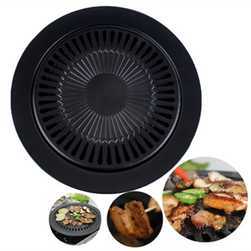 Korean Style Barbeque Pan Easy Hand-wash Non-stick BBQ Plate Cooking Pan Meat Vegetable Grill Bakeware Kitchen Cooking Tools
Korean Style Barbeque Pan Easy Hand-wash Non-stick BBQ Plate Cooking Pan Meat Vegetable Grill Bakeware Kitchen Cooking Tools