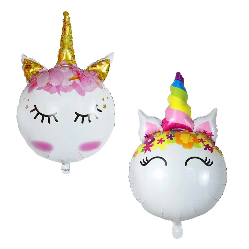 10/30/50pcs Unicorn Head Foil Balloons Rainbow unicorn Balloon Kids Toys Birthday party theme Unicorn Party Decorations Supplies
10/30/50pcs Unicorn Head Foil Balloons Rainbow unicorn Balloon Kids Toys Birthday party theme Unicorn Party Decorations Supplies