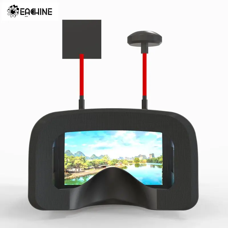 

Eachine VR D2 Pro 5 Inches 800*480 40CH 5.8G Diversity FPV Goggles w/ DVR Lens Adjustable Video Glasses for FPV Quadcopter Drone