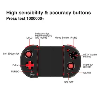 IPEGA PG-9087 Bluetooth Android Gamepad Wireless Game Controller Gamepad PC Joypad Joystick For PUBG/Rules of Surviva r25
IPEGA PG-9087 Bluetooth Android Gamepad Wireless Game Controller Gamepad PC Joypad Joystick For PUBG/Rules of Surviva r25