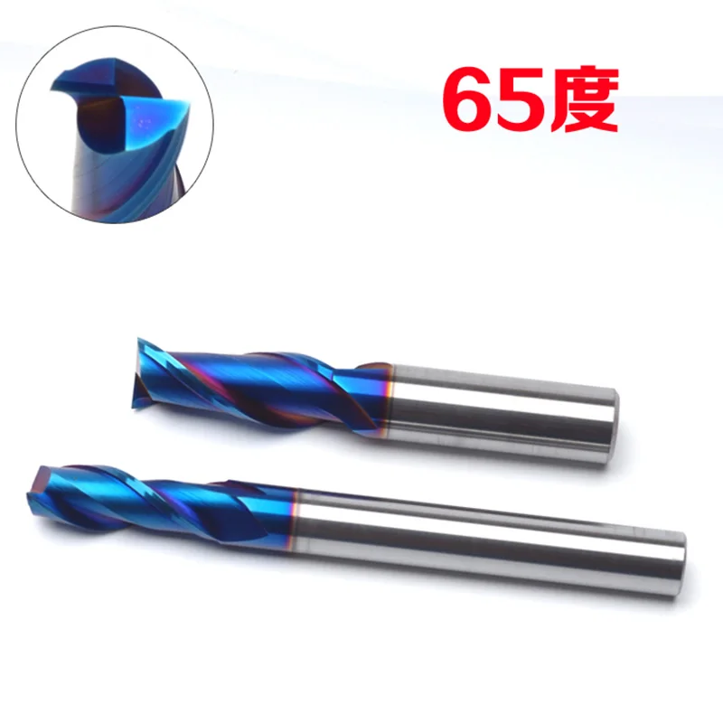 65 degree double-edged keyway milling cutter with nano-coating and tungsten steel carbide milling cutter 4mm 6mm 8mm 12mm 5mm 10
65 degree double-edged keyway milling cutter with nano-coating and tungsten steel carbide milling cutter 4mm 6mm 8mm 12mm 5mm 10