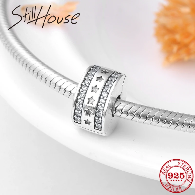 2018 New 925 Sterling Silver Fashion Sparkling CZ Stars Clips Beads Fit Original Pandora Charm Bracelet Jewelry making
2018 New 925 Sterling Silver Fashion Sparkling CZ Stars Clips Beads Fit Original Pandora Charm Bracelet Jewelry making