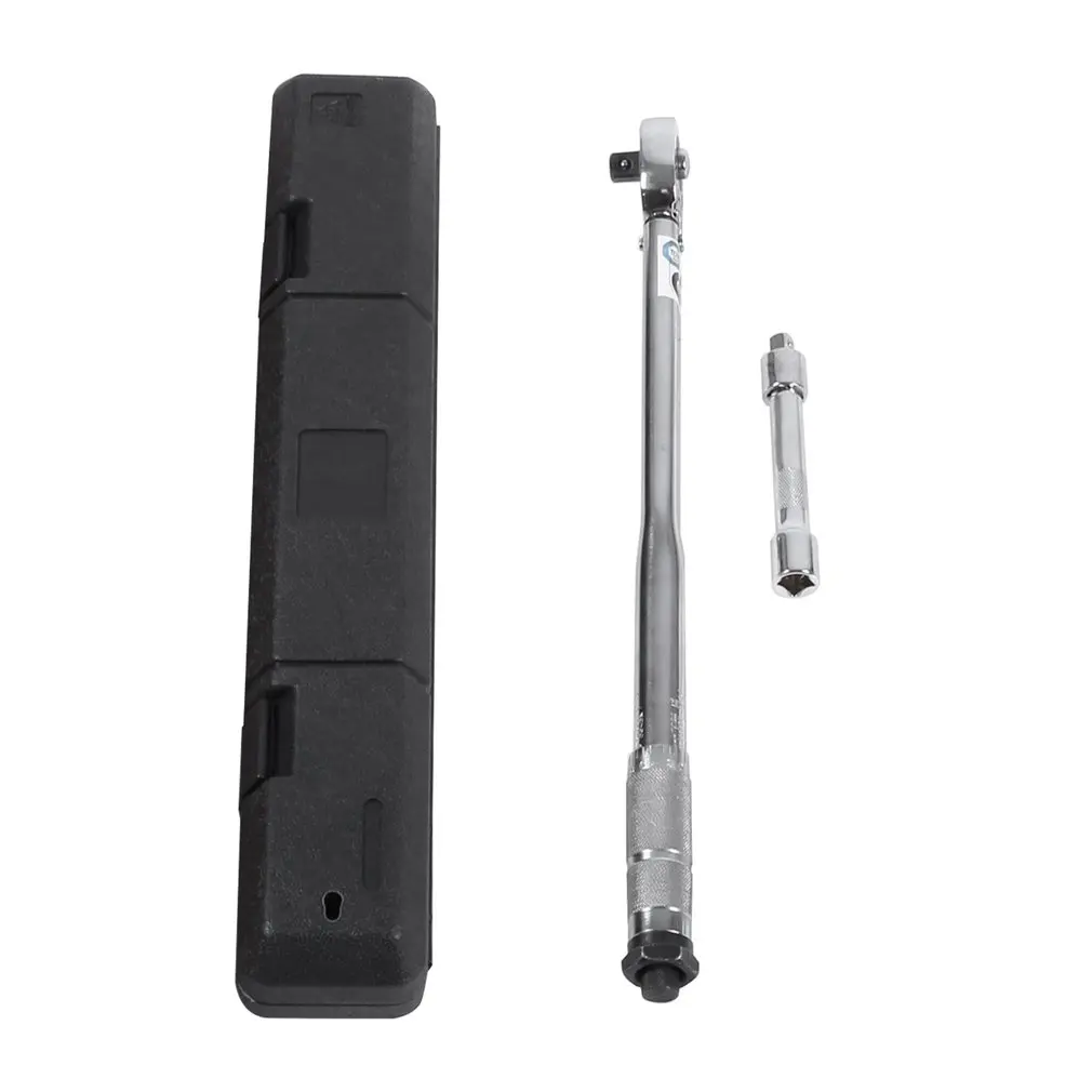 1/2inch Drive Click Adjustable Torque Wrench Ratchet With 3/8inch Adapter Extension Bar Car Bicycles Repair Tool
1/2inch Drive Click Adjustable Torque Wrench Ratchet With 3/8inch Adapter Extension Bar Car Bicycles Repair Tool