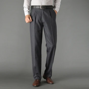 New Autumn Formal Wedding Men Suit Pants For Father Fit Casual Non-ironing Business Straight Dress Trousers
New Autumn Formal Wedding Men Suit Pants For Father Fit Casual Non-ironing Business Straight Dress Trousers