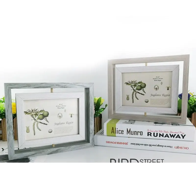 Creative Rotating Wood Photo Frame Nordic Style Pictures Poster Painting Frames Tabletop Home Decoration
Creative Rotating Wood Photo Frame Nordic Style Pictures Poster Painting Frames Tabletop Home Decoration