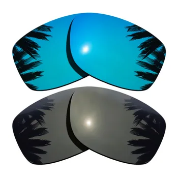 (Ice Blue Mirrored Coating+Black) 2-Pairs Polarized Replacement Lenses for Jupiter Squared 100% UVA & UVB Protection
(Ice Blue Mirrored Coating+Black) 2-Pairs Polarized Replacement Lenses for Jupiter Squared 100% UVA & UVB Protection