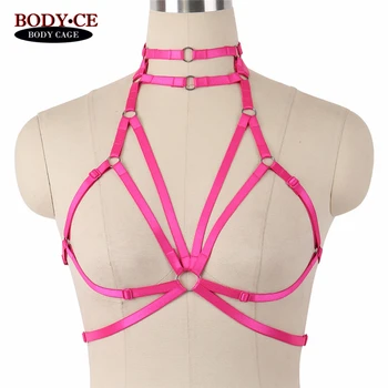 Womens Fashion Sexy Body Harness Bra Elastic adjust Strap Tops Cage Bondage Lingerie Goth Fetish Erotic Halloween dance Ravewear
Womens Fashion Sexy Body Harness Bra Elastic adjust Strap Tops Cage Bondage Lingerie Goth Fetish Erotic Halloween dance Ravewear