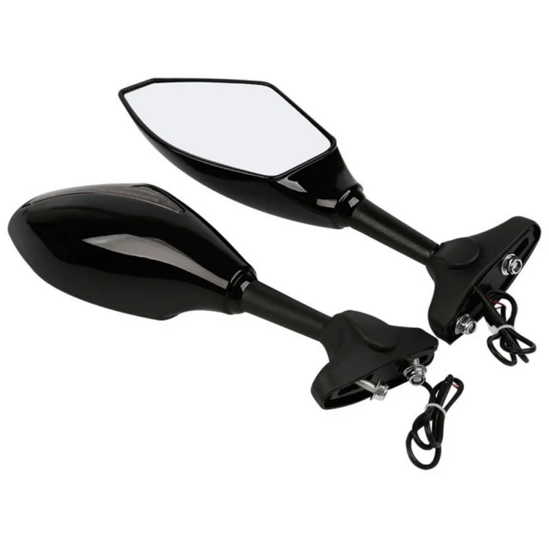 Motorcycle Rearview Mirrors LED Turn Signals Lights Motorcycle Modified Rearview Mirror 
Motorcycle Rearview Mirrors LED Turn Signals Lights Motorcycle Modified Rearview Mirror