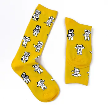 men sock women socks Travel long tube piles of couple motion cartoon sweet fashion leisure cotton socks Yellow villain
men sock women socks Travel long tube piles of couple motion cartoon sweet fashion leisure cotton socks Yellow villain
