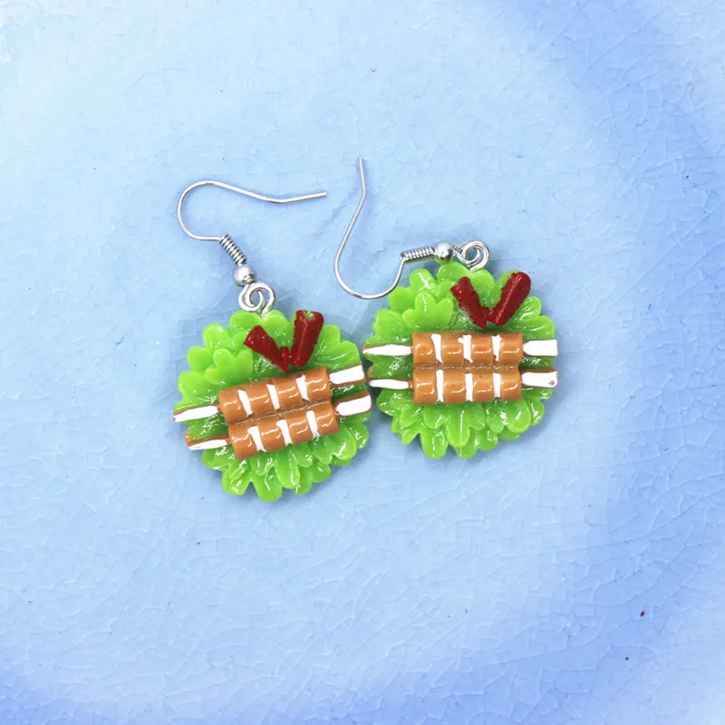 Resin Gourmet Chocolate Pancakes Skewers Tea Egg Sausage Glutinous Rice Earrings Women's Fashion Simulation Food Ear Jewelry
Resin Gourmet Chocolate Pancakes Skewers Tea Egg Sausage Glutinous Rice Earrings Women's Fashion Simulation Food Ear Jewelry