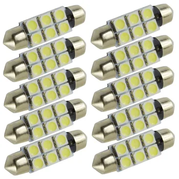 Safego 20x C5W Led Festoon 31MM 36MM 39MM 6 smd 5050 For car Auto LED license plate LED dome Light interior lamps bulbs 12V
Safego 20x C5W Led Festoon 31MM 36MM 39MM 6 smd 5050 For car Auto LED license plate LED dome Light interior lamps bulbs 12V