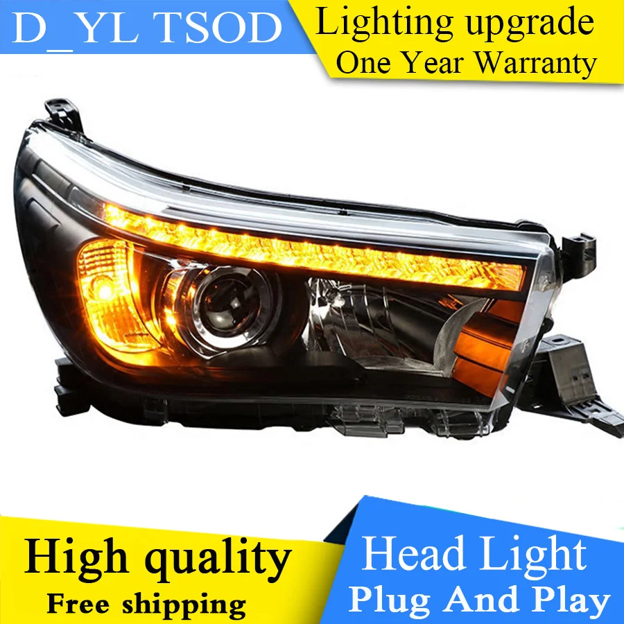 DY_L car Head lamp for Toyota Revo headlight 2016 2017 Hilux LED headlights Vigo Front light LED DRL H7 Xenon HID lamp
DY_L car Head lamp for Toyota Revo headlight 2016 2017 Hilux LED headlights Vigo Front light LED DRL H7 Xenon HID lamp
