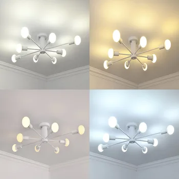 European Hanging LED Light Chandelier For Living room Dining room Kitchen 8 lights Black&White&Gold chandelier lighting
European Hanging LED Light Chandelier For Living room Dining room Kitchen 8 lights Black&White&Gold chandelier lighting