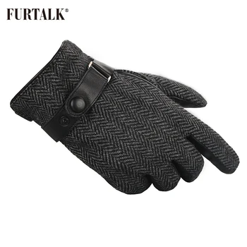 FURTALK Men Winter Real Lamb Leather Gloves Fashion Warm Cashmere Lining Tactical Gloves
FURTALK Men Winter Real Lamb Leather Gloves Fashion Warm Cashmere Lining Tactical Gloves