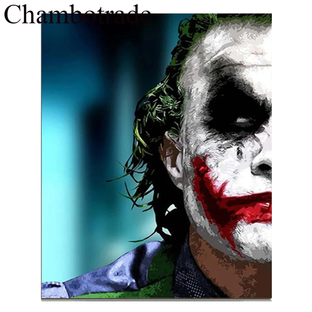 Frameless DIY By Numbers Joker Poster Canvas Painting Modern Home Decorative Living Room Wall Artwork Type Style Modular Picture
Frameless DIY By Numbers Joker Poster Canvas Painting Modern Home Decorative Living Room Wall Artwork Type Style Modular Picture