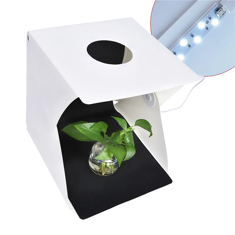 fosoto Mini Folding Lightbox Photography Photo Studio Softbox LED Light Soft Box Photo Background Kit Light box for DSLR
fosoto Mini Folding Lightbox Photography Photo Studio Softbox LED Light Soft Box Photo Background Kit Light box for DSLR
