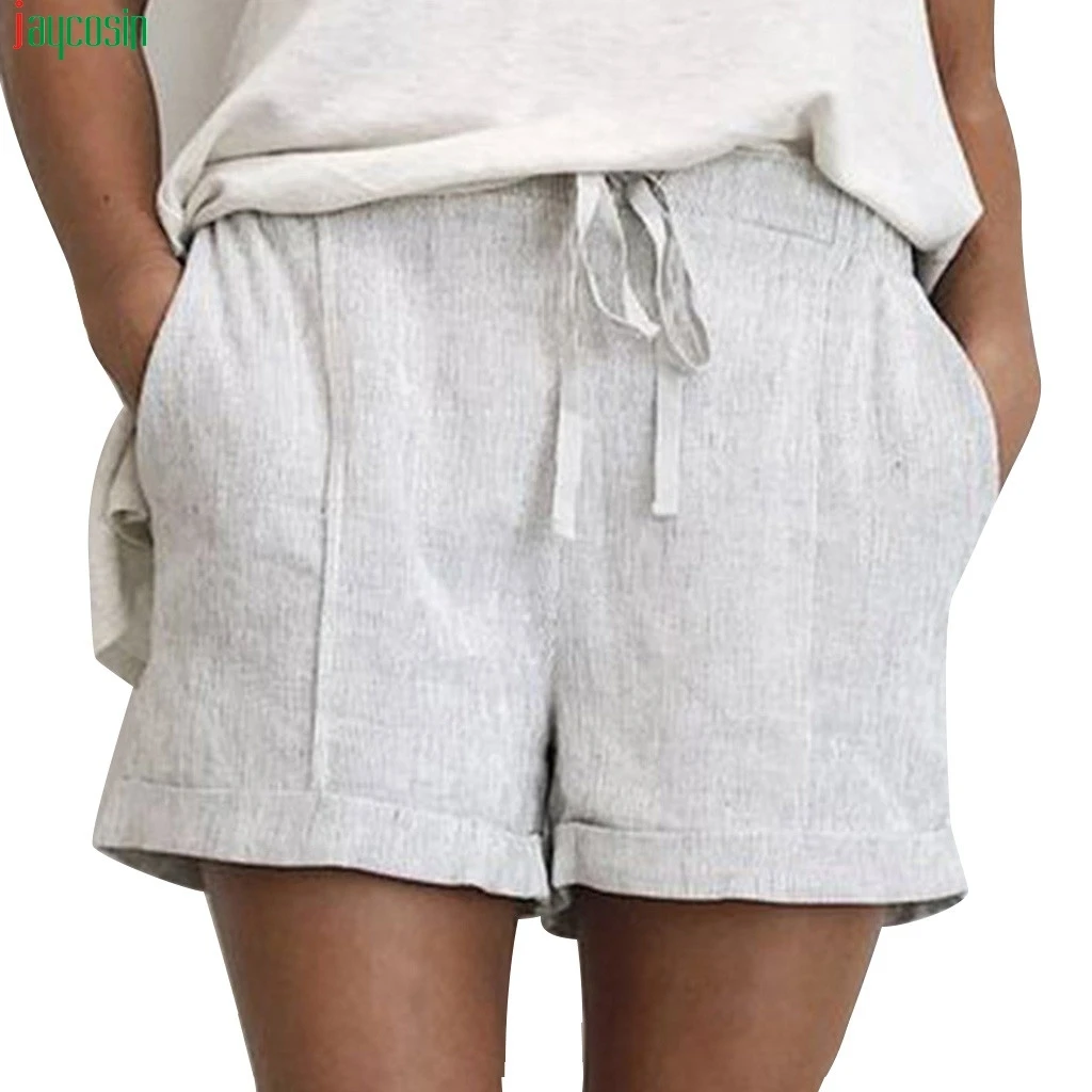 JAYCOSIN Fashion shorts Women 2019 Elastic Waist Summer Solid Lace Up Cotton And Linen Pockets Casual Short Women shorts Girls
JAYCOSIN Fashion shorts Women 2019 Elastic Waist Summer Solid Lace Up Cotton And Linen Pockets Casual Short Women shorts Girls