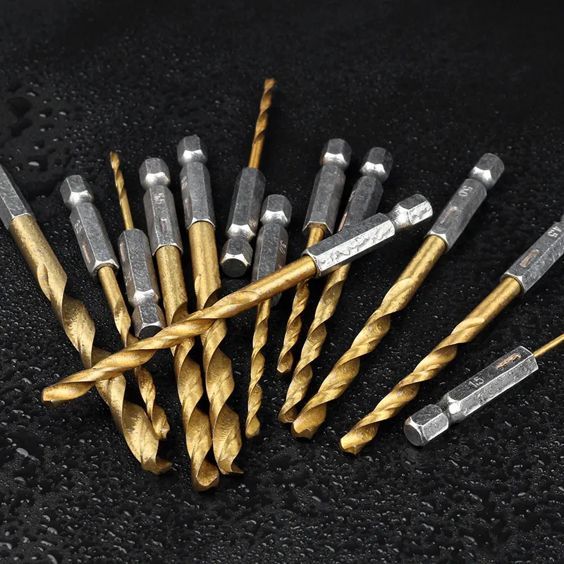 High Speed Steel 1/4" Hex Shank Drill Bit Set Drill Bits13pcs 1.5-6.5mm Hexagonal Screw Drills Power Woodworking Tools
High Speed Steel 1/4" Hex Shank Drill Bit Set Drill Bits13pcs 1.5-6.5mm Hexagonal Screw Drills Power Woodworking Tools