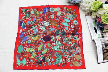 100%silk women Square scarf, Material:twill silk, size:52x52,Thickness 12mm Fan Red
100%silk women Square scarf, Material:twill silk, size:52x52,Thickness 12mm Fan Red