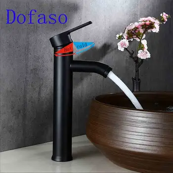 Dofaso black solid 304 bathroom basin faucet cold and hot water mixer single handle Luxury Deck Mounted basin taps
Dofaso black solid 304 bathroom basin faucet cold and hot water mixer single handle Luxury Deck Mounted basin taps