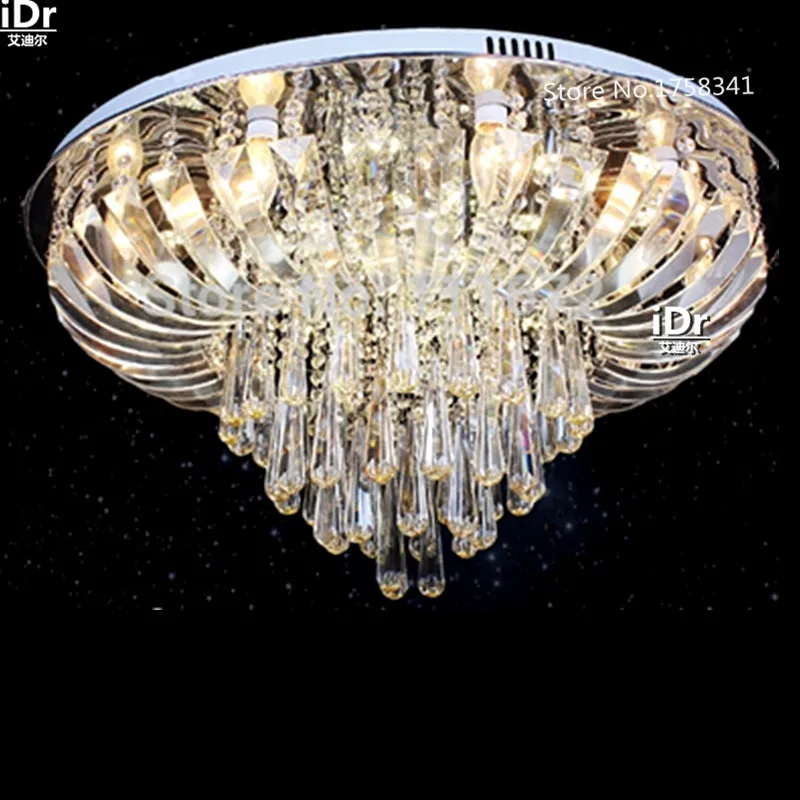 New modern Lamps round crystal in the lobby LED lights Bedroom lamp Hall Ceiling Lights High-grade light 90-260V
New modern Lamps round crystal in the lobby LED lights Bedroom lamp Hall Ceiling Lights High-grade light 90-260V