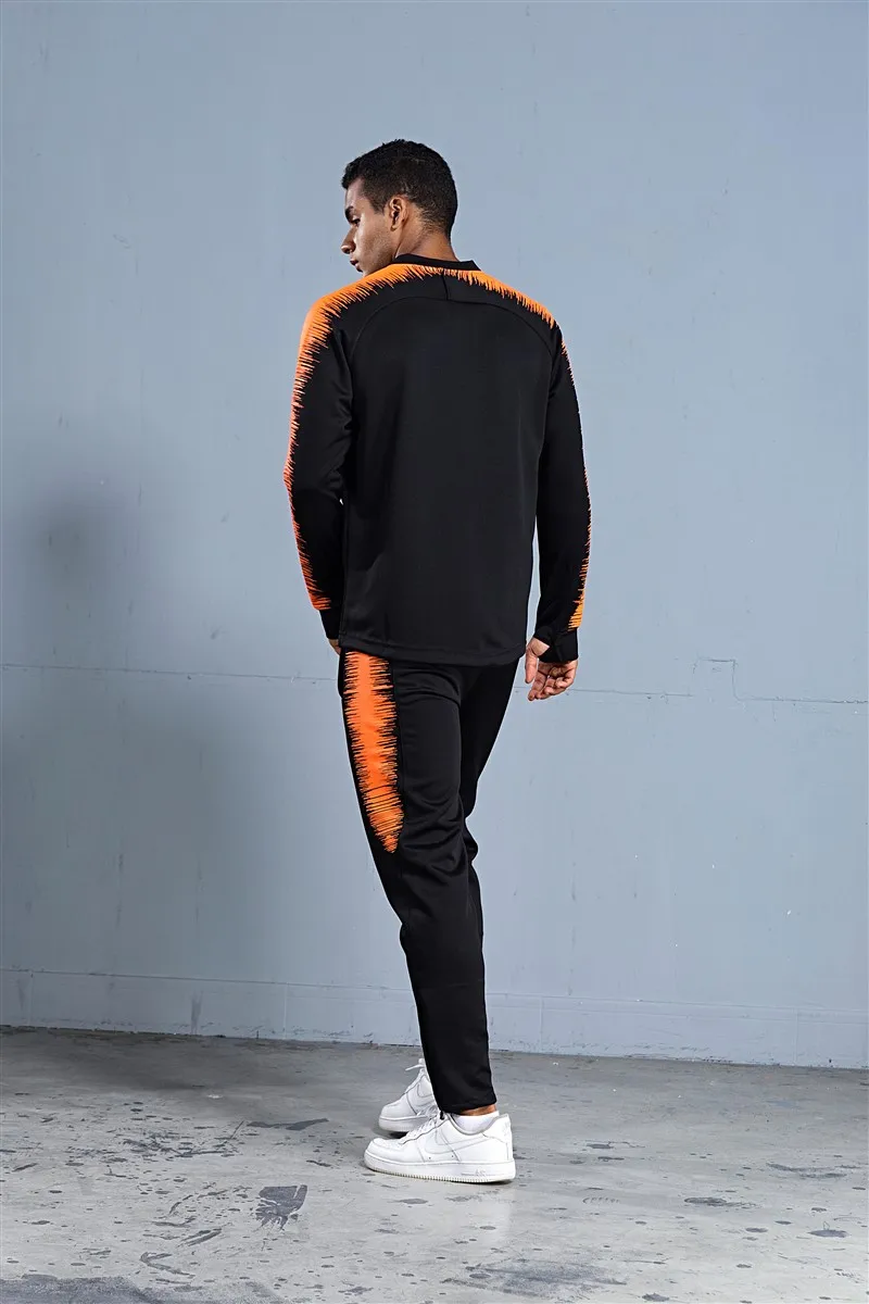 HOWE AO coat Adult Men Soccer Jerseys Set Jogging clothing jacket pants sports suit wear Running football Training Tracksuit HOWE AO coat Adult Men Soccer Jerseys Set Jogging clothing jacket pants sports suit wear Running football Training Tracksuit