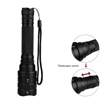 CASTNOO XHP50 LED Flashlight Zoom 8000 LM 5 Modes Waterproof Flashlight Torch ShadowHawk Light Anti-slip PVC housing Hand rope
CASTNOO XHP50 LED Flashlight Zoom 8000 LM 5 Modes Waterproof Flashlight Torch ShadowHawk Light Anti-slip PVC housing Hand rope