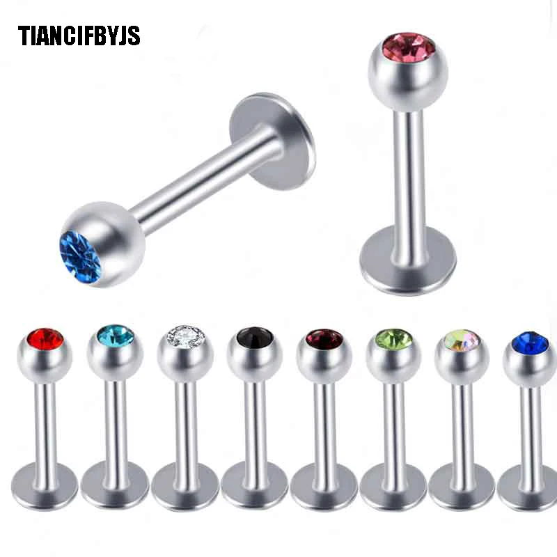 TIANCIFBYJS Labret Lip Tragus Rings Stainless Steel Labret Piercing Ring Bar Stud Barbell Body Jewelry Sexy Women Men 100pcs
TIANCIFBYJS Labret Lip Tragus Rings Stainless Steel Labret Piercing Ring Bar Stud Barbell Body Jewelry Sexy Women Men 100pcs