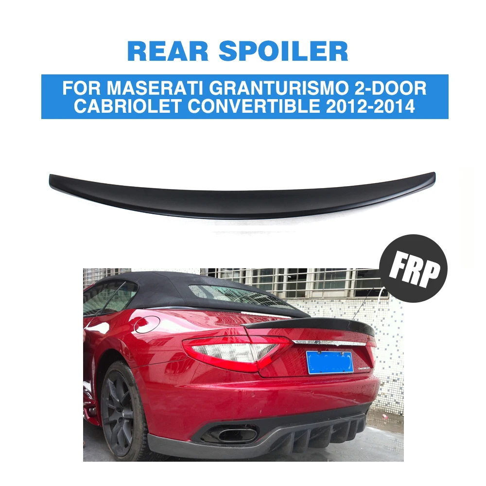Rear Trunk Spoiler Boot Wing For Maserati GranTurismo 2-Door Cabriolet Convertible 2012-2014 Unpainted Black Primer FRP
Rear Trunk Spoiler Boot Wing For Maserati GranTurismo 2-Door Cabriolet Convertible 2012-2014 Unpainted Black Primer FRP