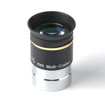 15mm 1.25inch WA66 Urtrawide Eyepiece for Telescopes Threaded for Standard 1.25inch Astronomy Filters
15mm 1.25inch WA66 Urtrawide Eyepiece for Telescopes Threaded for Standard 1.25inch Astronomy Filters