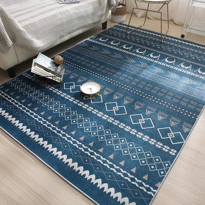 Modern Blue Striped Classic Art Carpet Non-slip Soft Bedroom Living Room Sofa Rectangular Floor Mat
Modern Blue Striped Classic Art Carpet Non-slip Soft Bedroom Living Room Sofa Rectangular Floor Mat