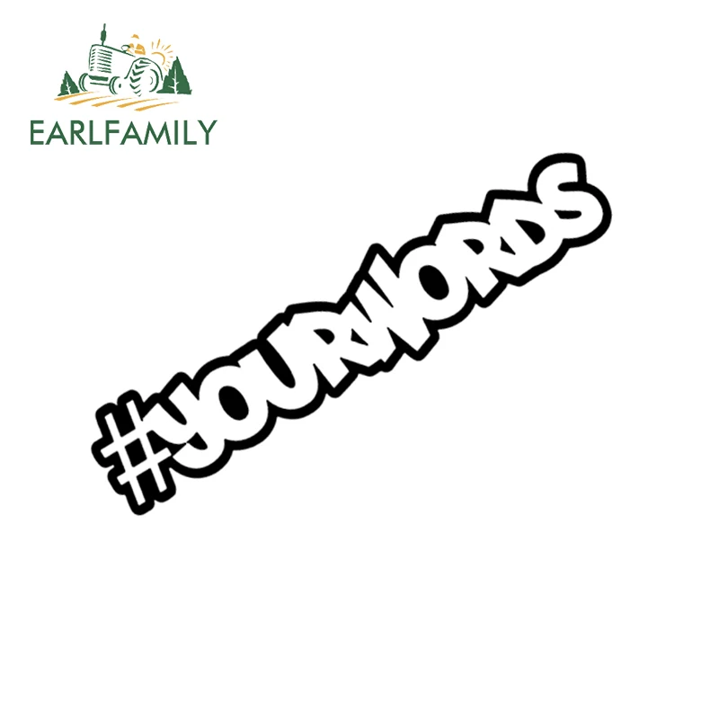 EARLFAMILY 20cm x 4.5cm Personalised #yourwords Funny Car Window Bumper Decoration JDM VAG Vinyl Decal Car Sticker Black/Silver
EARLFAMILY 20cm x 4.5cm Personalised #yourwords Funny Car Window Bumper Decoration JDM VAG Vinyl Decal Car Sticker Black/Silver