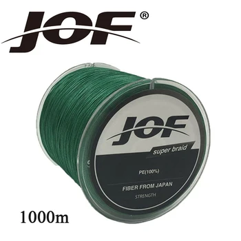 JOF Fishing Line 4 Strands 1000m PE Big Horsepower Fishing Line 8Weaves Strong Braided Wire Multifilament Fly Fishing Tools
JOF Fishing Line 4 Strands 1000m PE Big Horsepower Fishing Line 8Weaves Strong Braided Wire Multifilament Fly Fishing Tools