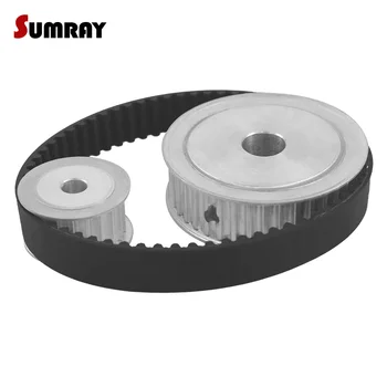 SUMRAY HTD5M Timing Pulley Belt Kit Reduction 1:2 5M 20T 40T Thoothed Belt Pulley 5M-355 TIming Belt 3D Printer Machines Parts
SUMRAY HTD5M Timing Pulley Belt Kit Reduction 1:2 5M 20T 40T Thoothed Belt Pulley 5M-355 TIming Belt 3D Printer Machines Parts