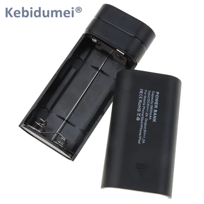 Kebidumei 2X 18650 USB Power Bank Battery Charger Case DIY Box for phone poverbank For iPhone portable charging External Battery
Kebidumei 2X 18650 USB Power Bank Battery Charger Case DIY Box for phone poverbank For iPhone portable charging External Battery