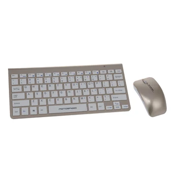 MOTOSPEED Ultra Thin Slim 2.4 GHz DPI Wireless Keyboard & Optical Mouse Combo Set Kit with USB Nano Receiver for Windows 7/8
MOTOSPEED Ultra Thin Slim 2.4 GHz DPI Wireless Keyboard & Optical Mouse Combo Set Kit with USB Nano Receiver for Windows 7/8