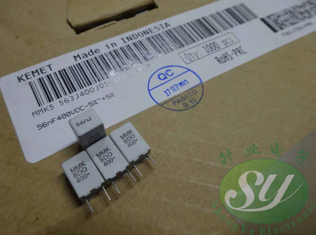 2018 hot sale 30PCS KEMET EVOX MMK5 series 0.056uf/400v 56nf 563 new film capacitor 5MM audio capacitor free shipping
2018 hot sale 30PCS KEMET EVOX MMK5 series 0.056uf/400v 56nf 563 new film capacitor 5MM audio capacitor free shipping