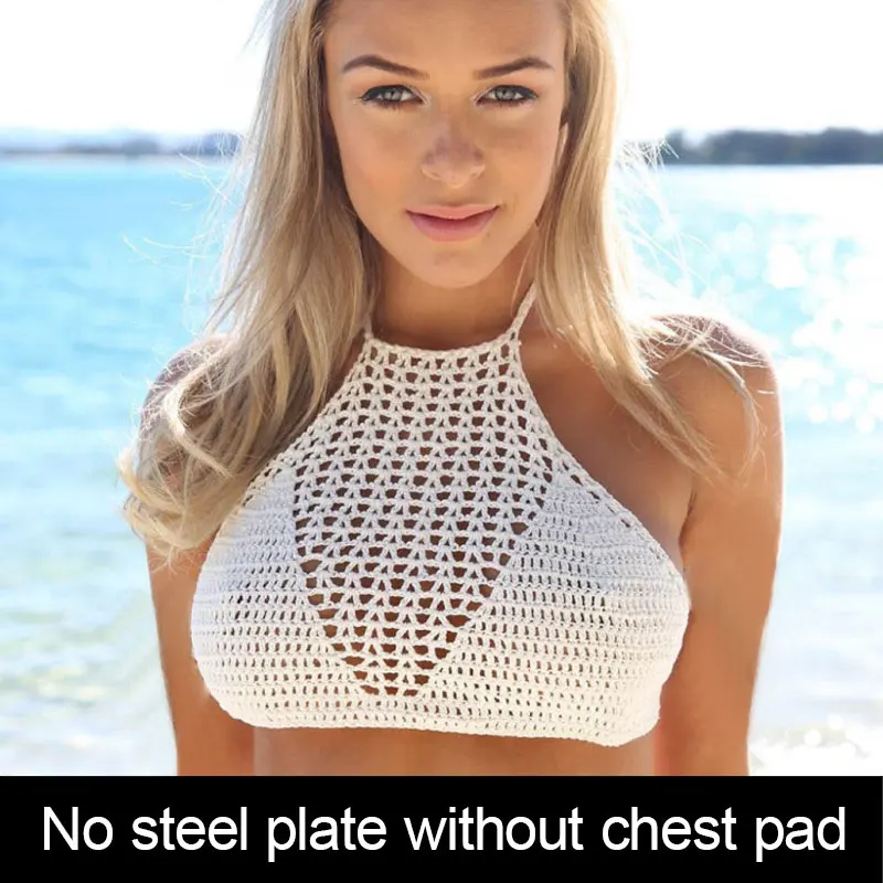 2019 New Fashion Style 1× Bikini Bra Crochet Bikini Top Set Knit Lace Cami Crop Beach Bra Halter Boho Fes Tival Bathing Suit Hot
2019 New Fashion Style 1× Bikini Bra Crochet Bikini Top Set Knit Lace Cami Crop Beach Bra Halter Boho Fes Tival Bathing Suit Hot