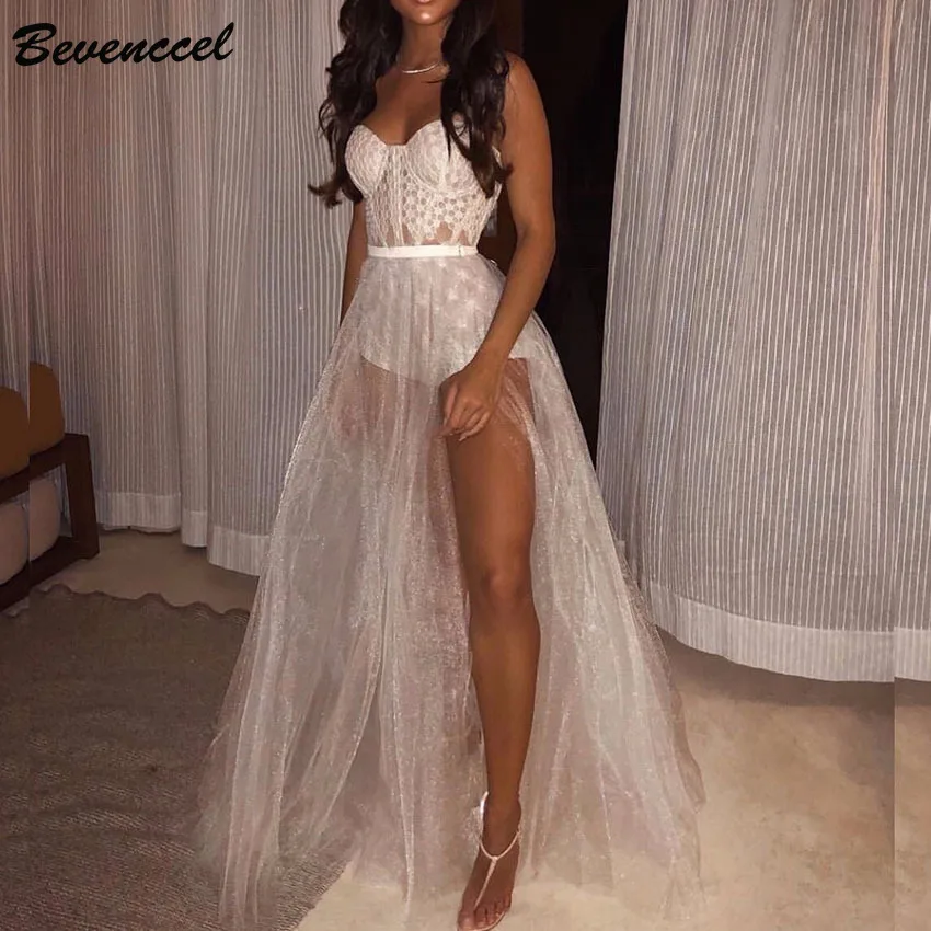 Bevenccel 2019 Summer Mexi Dress Women Strapless Mesh Patchwork Hollow Out Elegant Evening Party Dress Vestidos Bodycon Dress
Bevenccel 2019 Summer Mexi Dress Women Strapless Mesh Patchwork Hollow Out Elegant Evening Party Dress Vestidos Bodycon Dress