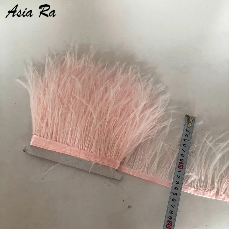 Asia Ra 10M Baby Pink Ostrich Feather Trims Width 4-6inch wedding feathers fringes strips for Skirt/Dress/Costume Decorations
Asia Ra 10M Baby Pink Ostrich Feather Trims Width 4-6inch wedding feathers fringes strips for Skirt/Dress/Costume Decorations