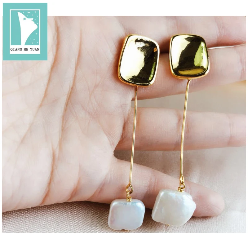 2018 female neat and stylish designer fashion minimalism Vintage wind Houndstooth pearl pendants small drop dangling Earrings
2018 female neat and stylish designer fashion minimalism Vintage wind Houndstooth pearl pendants small drop dangling Earrings