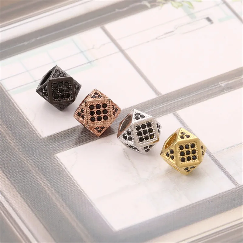8mm Best Quality Brass Micro Pave Cubic Zirconia Polyhedron Spacer Beads for DIY Charm Bracelet Jewelry Accessories
8mm Best Quality Brass Micro Pave Cubic Zirconia Polyhedron Spacer Beads for DIY Charm Bracelet Jewelry Accessories