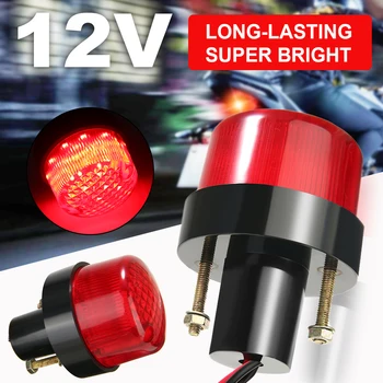Treyues 1pc 12V Motorcycle Red Lens Round License Plate Mount Holder Brake Tail Light Universal For Cafe Racing ATV Buggy
Treyues 1pc 12V Motorcycle Red Lens Round License Plate Mount Holder Brake Tail Light Universal For Cafe Racing ATV Buggy