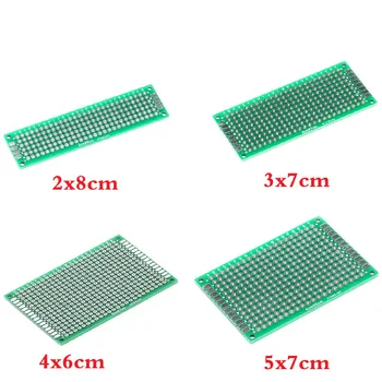 4pcs 2x8 3x7 4x6 5x7cm Double Side Prototype PCB Universal Board Kit Universal Printed Circuit Protoboard PCB 2*8 3*7 4*6 5*7
4pcs 2x8 3x7 4x6 5x7cm Double Side Prototype PCB Universal Board Kit Universal Printed Circuit Protoboard PCB 2*8 3*7 4*6 5*7