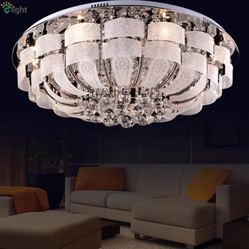 Modern Remote Control Round Crystal Led Ceiling Light Luxury Lustre K9 Cristal Plate Chrome Glass Ceiling Lamp For Foyer
Modern Remote Control Round Crystal Led Ceiling Light Luxury Lustre K9 Cristal Plate Chrome Glass Ceiling Lamp For Foyer