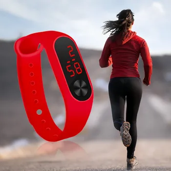 Unisex Sports Wacth Hand Ring Watch Led Sports Fashion Electronic Watch Health Pedometer LED Color Screen Watch
Unisex Sports Wacth Hand Ring Watch Led Sports Fashion Electronic Watch Health Pedometer LED Color Screen Watch